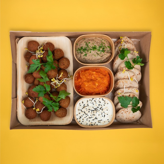 10. Mini Pita - Falafel Dip Box (1 von 4)