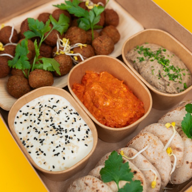 10. Mini Pita - Falafel Dip Box (2 von 4)